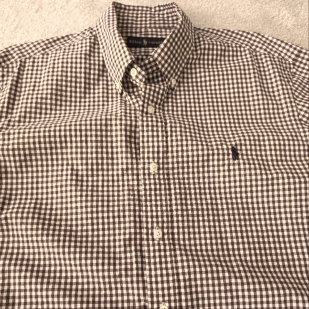 Ralph Lauren Men's Checkered Shirt size XL